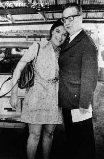 Allende and his daughter Beatrice