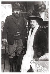 Петров-Водкин 
с женой марией Федоровной,
Париж, 1908